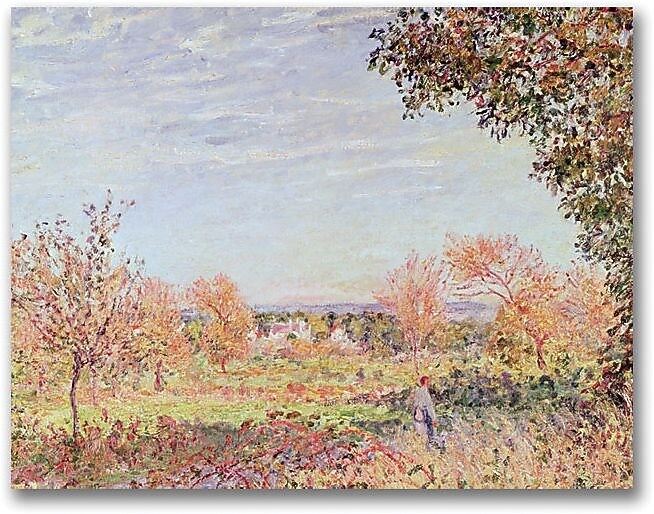 Trademark Global Alfred Sisley "September Morning" Canvas Art, 18" x 24"