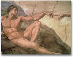 Trademark Global Michelangelo "The Creation of Adam" Canvas Art, 24" x 32"