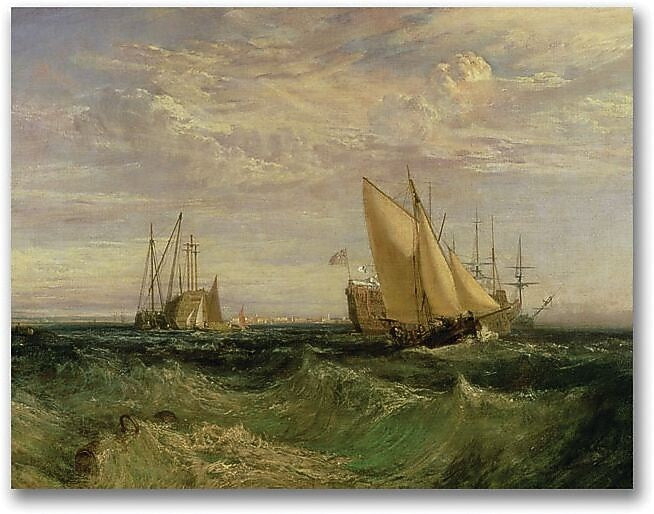 Trademark Global Joseph Turner "The Confluence of the Thames" Canvas Art, 24" x 32"