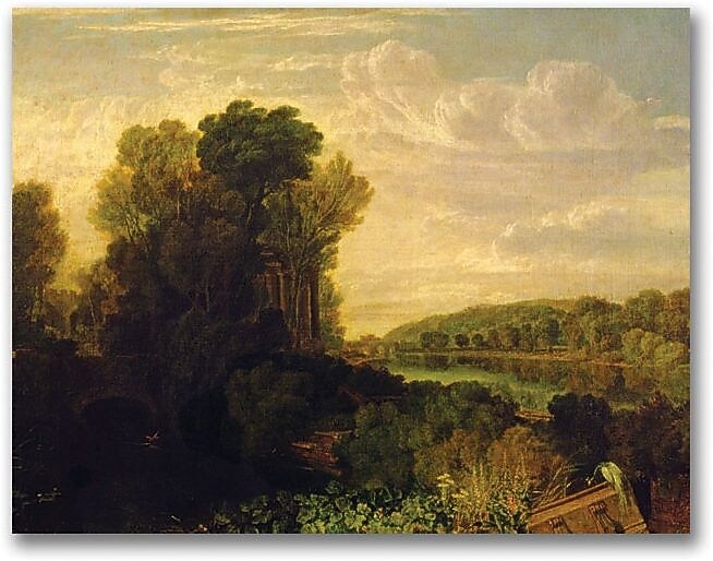 Trademark Global Joseph Turner "The Thames at Weybridge" Canvas Art, 18" x 24"