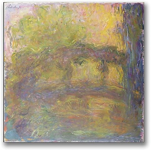 Trademark Global Claude Monet "The Japanese Bridge 1918 24" Canvas Art, 24" x 24"