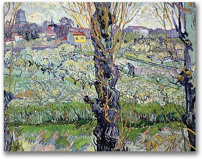 Trademark Global Vincent Van Gogh "View of Arles" Canvas Art, 26" x 32"
