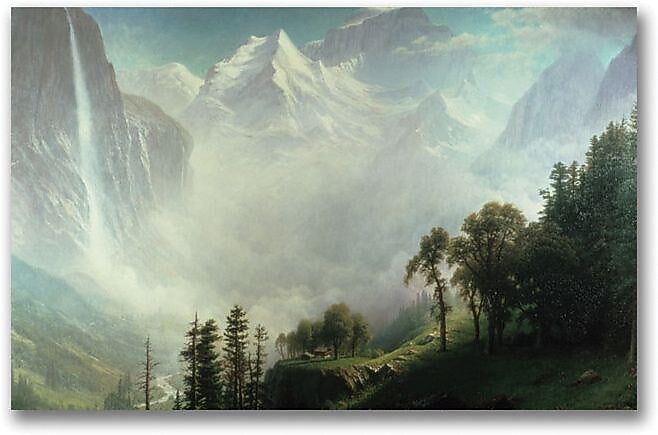 Trademark Global Albert Biersdant "Majesty of the Mountains" Canvas Art, 30" x 47"