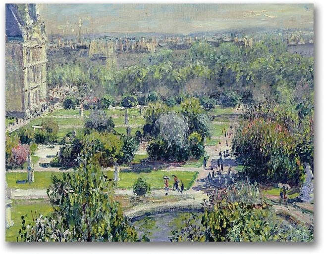 Trademark Global Claude Monet "View of the Tuileries" Canvas Art, 18" x 24"
