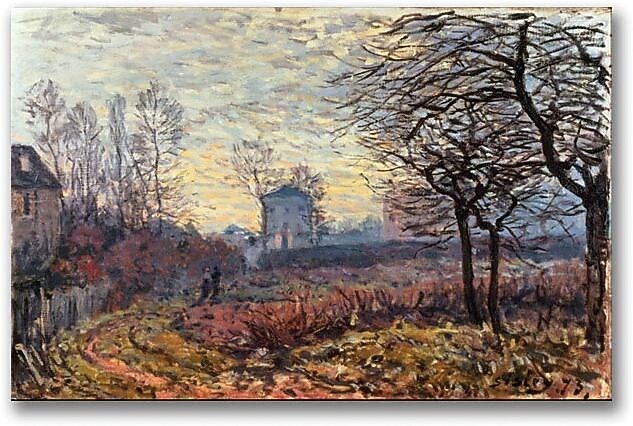 Trademark Global Alfred Sisley "Landscape Near Louveciennes" Canvas Art, 16" x 24"