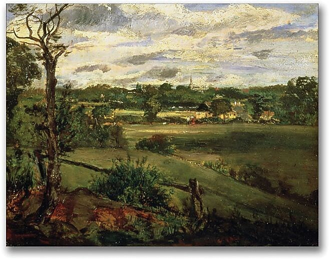 Trademark Global John Constable "View of Highgate from Hampstead" Canvas Art, 35" x 47"