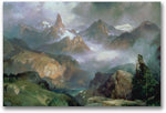 Trademark Global Thomas Moran "Index Peak Yellowstone" Canvas Art, 30" x 47"