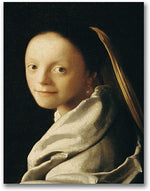 Trademark Global Jan Vermeer "Portrait of a Young Woman" Canvas Art, 24" x 18"