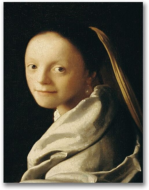 Trademark Global Jan Vermeer "Portrait of a Young Woman" Canvas Art, 24" x 18"