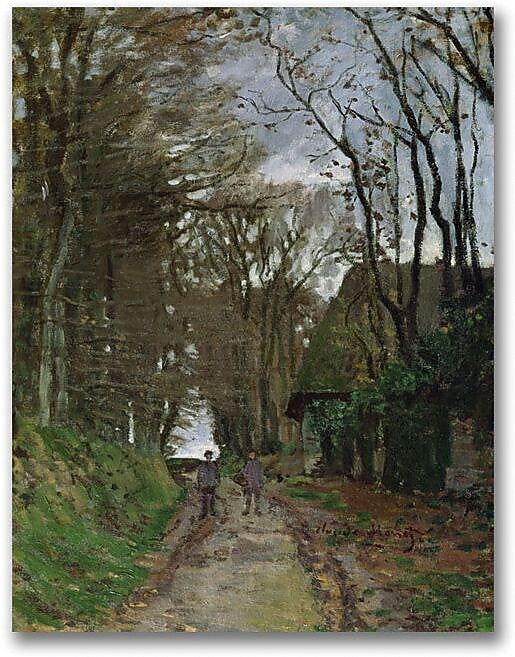 Trademark Global Claude Monet "Path in Normandy" Canvas Art, 32" x 24"
