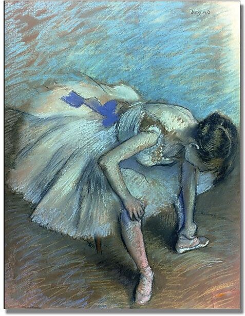 Trademark Global Edgar Degas "Seated Dancer" Canvas Art, 24" x 18"
