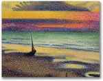 Trademark Global George Lemmen "The Beach at Heist" Canvas Art, 18" x 24"