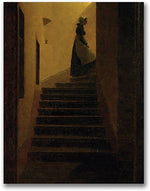Trademark Global Caspar David Friedrich "Caroline on the Stairs" Canvas Art, 24" x 18"