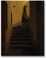 Trademark Global Caspar David Friedrich "Caroline on the Stairs" Canvas Art, 47" x 35"
