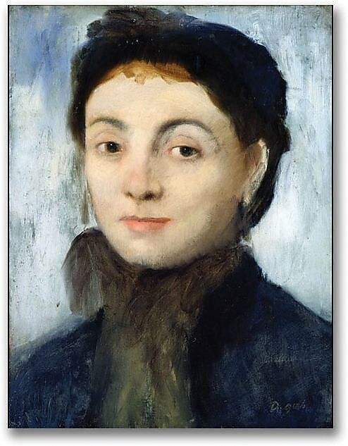 Trademark Global Edgar Degas "Portrait of Josephine Gaujelin" Canvas Art, 24" x 18"