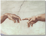 Trademark Global Michelangelo "Hands of God" Canvas Art, 24" x 32"