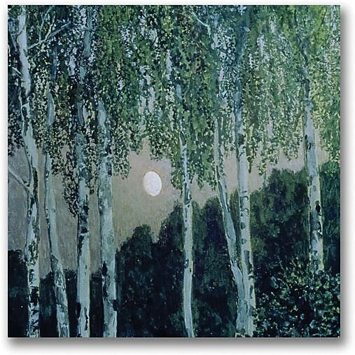 Trademark Global Aleksandr Golovin "Birch Trees" Canvas Art, 24" x 24"