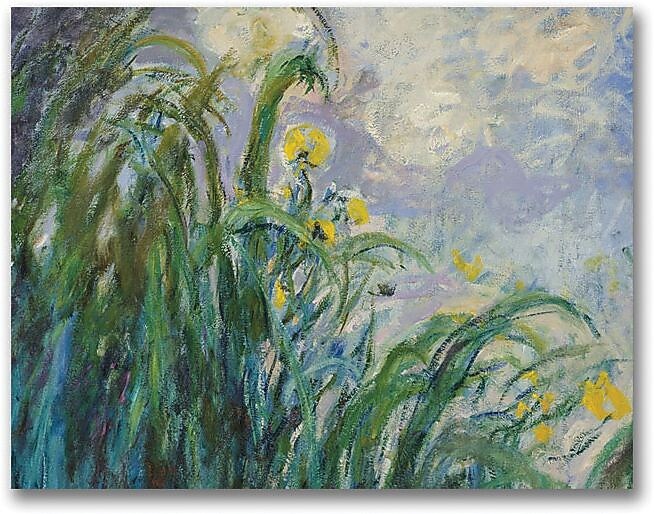 Trademark Global Claude Monet "The Yellow Iris" Canvas Art, 24" x 32"
