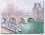 Trademark Global Camille Pissarro "The Pont-Royal And The Pavillo" Canvas Art, 24" x 32"