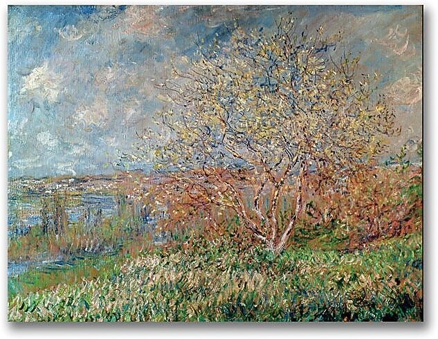 Trademark Global Claude Monet "Spring 1880" Canvas Art, 24" x 32"