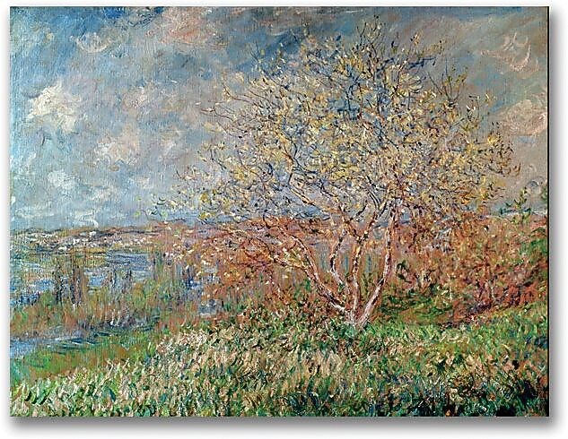 Trademark Global Claude Monet "Spring 1880" Canvas Art, 35" x 47"