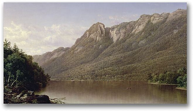 Trademark Global David Johnson "Eagle Cliff" Canvas Art, 30" x 47"