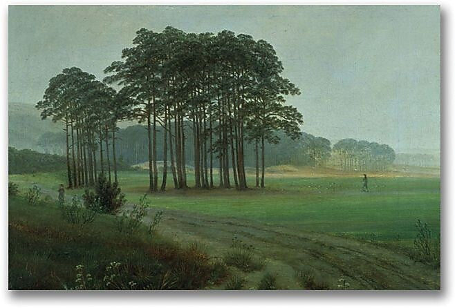 Trademark Global Caspar David Friedrich "Midday 1820 25" Canvas Art, 16" x 24"