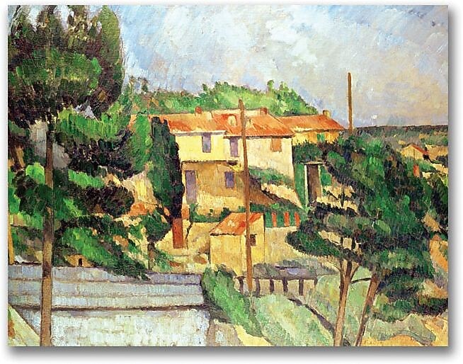 Trademark Global Paul Cezanne "Viaduct At Estaque" Canvas Art, 30" x 47"