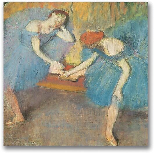 Trademark Global Edgar Degas "Two Dancers at Rest" Canvas Art, 24" x 24"