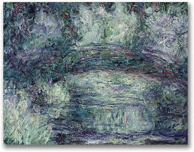 Trademark Global Claude Monet "The Japanese Bridge III" Canvas Art, 18" x 24"