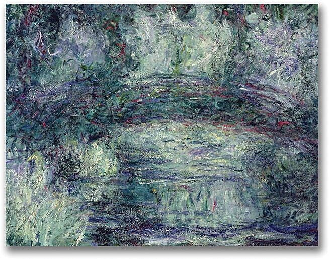 Trademark Global Claude Monet "The Japanese Bridge III" Canvas Art, 35" x 47"