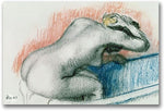 Trademark Global Edgar Degas "Woman Washing in the Bath" Canvas Art, 16" x 24"
