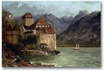 Trademark Global Gustave Courbet "The Chateau de Chillon" Canvas Art, 16" x 24"
