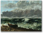 Trademark Global Gustave Courbet "The Stormy Sea" Canvas Art, 35" x 47"