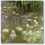 Trademark Global Claude Monet "Waterlilies at Midday" Canvas Art, 18" x 18"