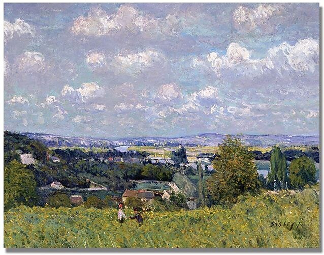 Trademark Global Alfred Sisley "The Valley of the Seine" Canvas Art, 24" x 32"