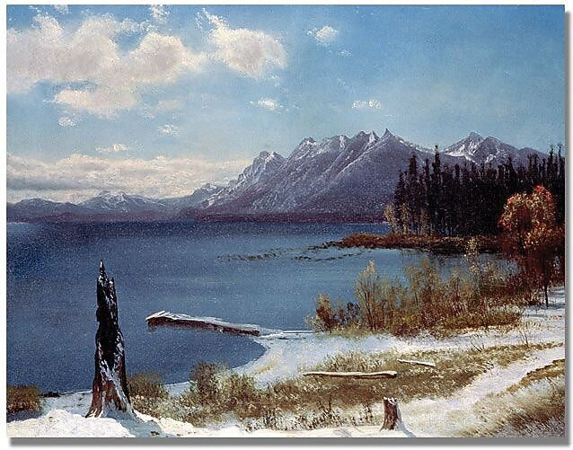 Trademark Global Albert Biersdant "Lake Tahoe" Canvas Art, 35" x 47"