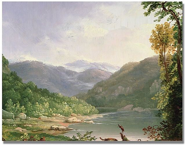 Trademark Global Thomas Whittredge "Kentucky River" Canvas Art, 24" x 32"