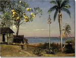 Trademark Global Albert Biersdant "Tropical Scene" Canvas Art, 18" x 24"