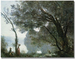 Trademark Global Jean Baptiste Corot "Souvenir of Montefontaine" Canvas Art, 35" x 47"