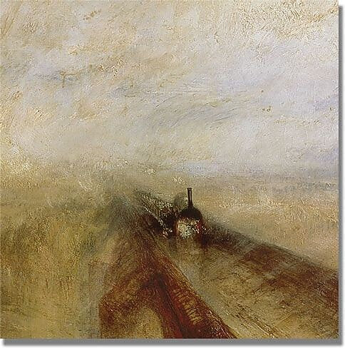 Trademark Global Joseph Turner "Rain Steam and Speed" Canvas Art, 24" x 24"