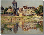 Trademark Global Claude Monet "By the River at Vernon" Canvas Art, 24" x 32"