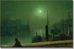 Trademark Global John Atkinson Grimshaw "On The Clyde Glasgow" Canvas Art, 30" x 47"
