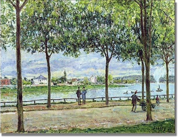 Trademark Global Alfred Sisley "The Avenue of Chestnut Trees II" Canvas Art, 24" x 32"