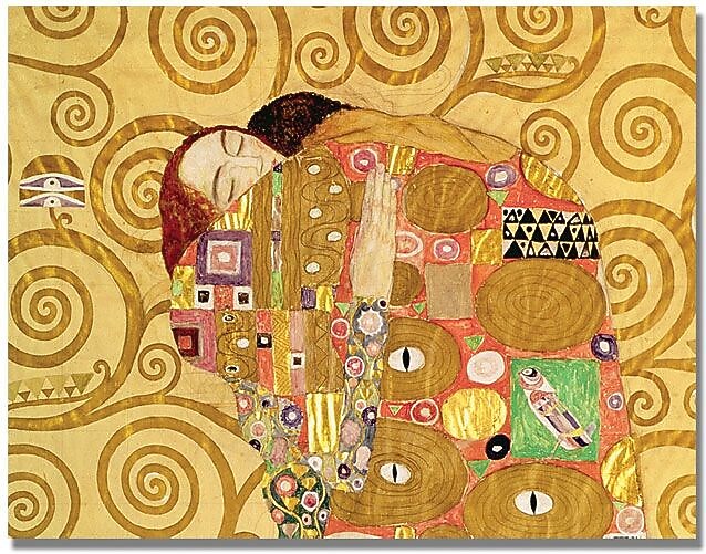 Trademark Global Gustave Klimt "Fulfilment" Canvas Art, 24" x 32"