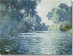 Trademark Global Claude Monet "Branch of the Seine near Giverny" Canvas Art, 18" x 24"
