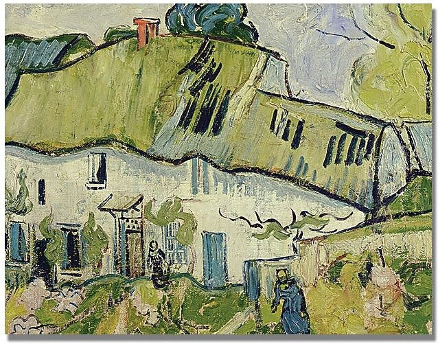 Trademark Global Vincent Van Gogh "The Farm in Summer" Canvas Art, 24" x 32"