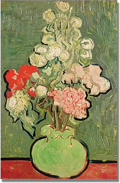 Trademark Global Vincent Van Gogh "Bouquet of Flowers" Canvas Art, 24" x 16"