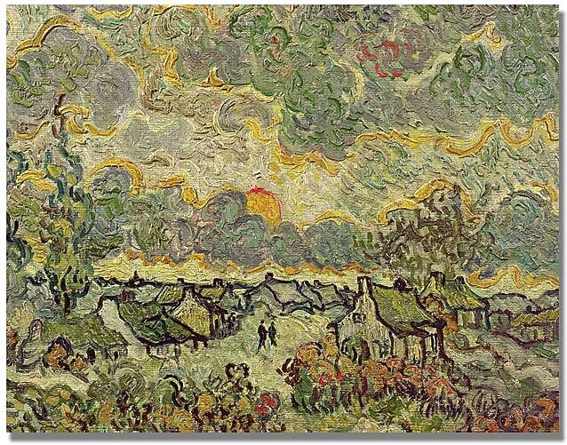 Trademark Global Vincent Van Gogh "Autumn Landscape" Canvas Art, 18" x 24"