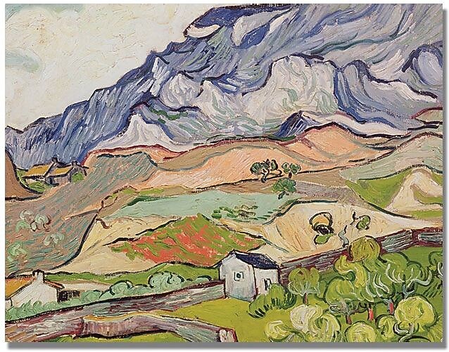 Trademark Global Vincent Van Gogh "The Alpilles" Canvas Art, 18" x 24"